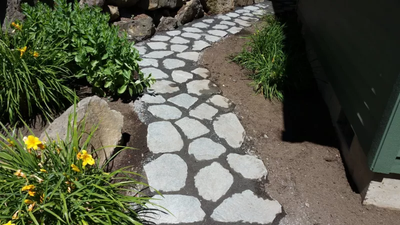 Мощение дорожек